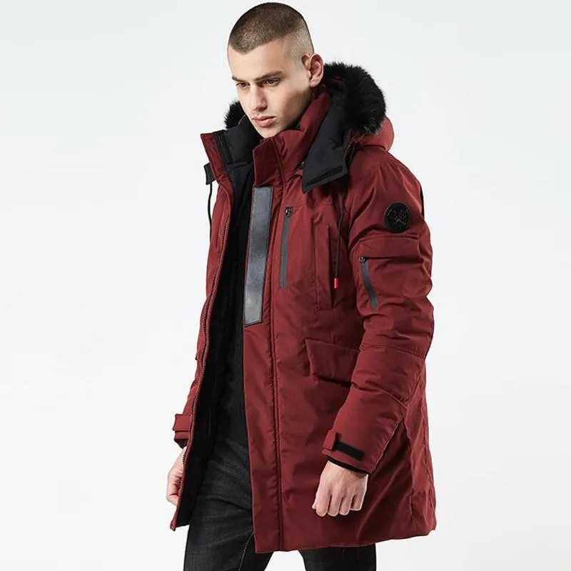 Solid Color Winter Parka