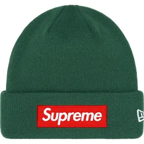 Supreme New Era Box Logo Beanie (Green)