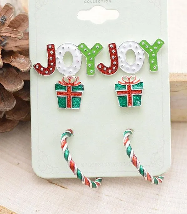 SWB Earrings   Christmas 3 pack