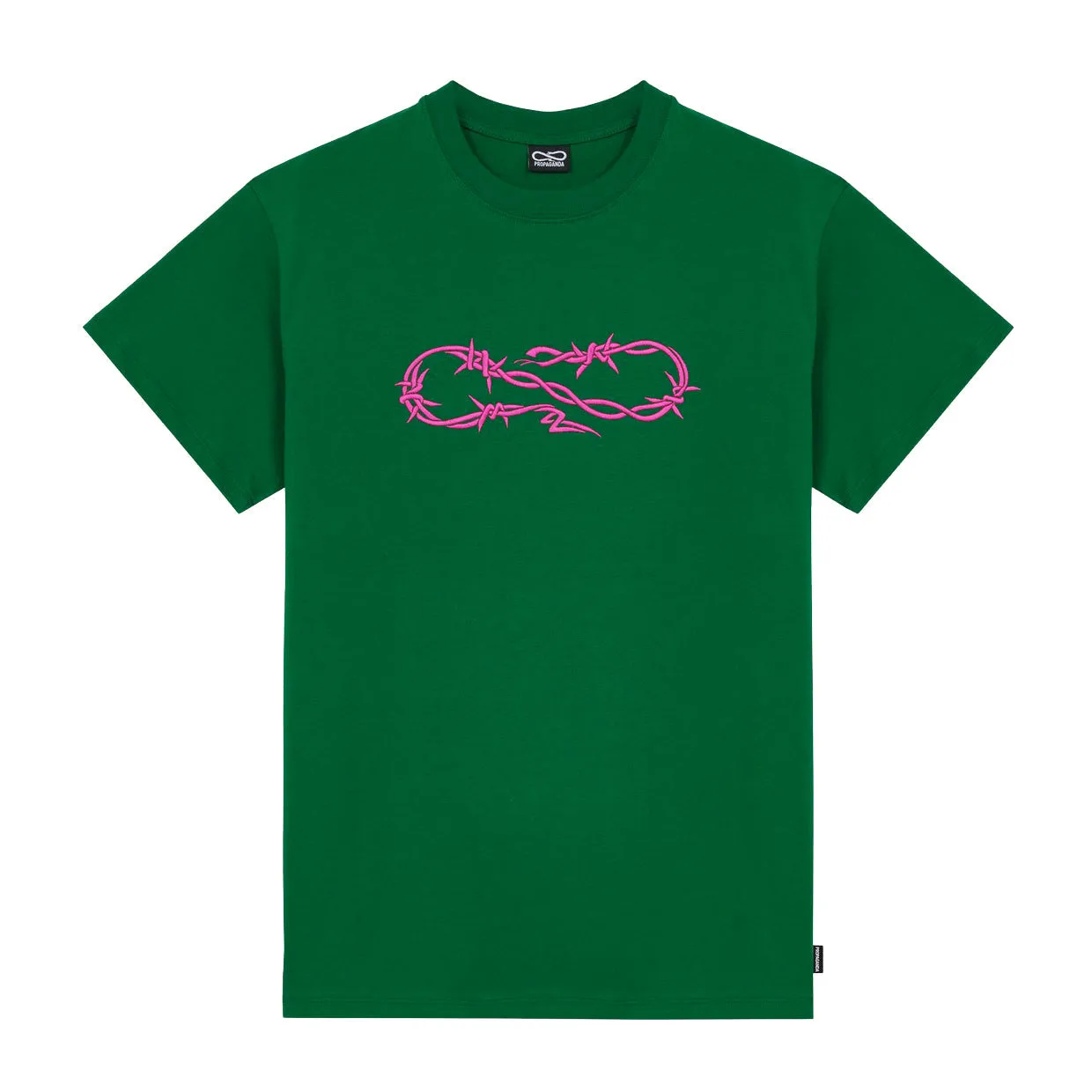 T-shirt Uomo Propaganda Wire Verde / Viola