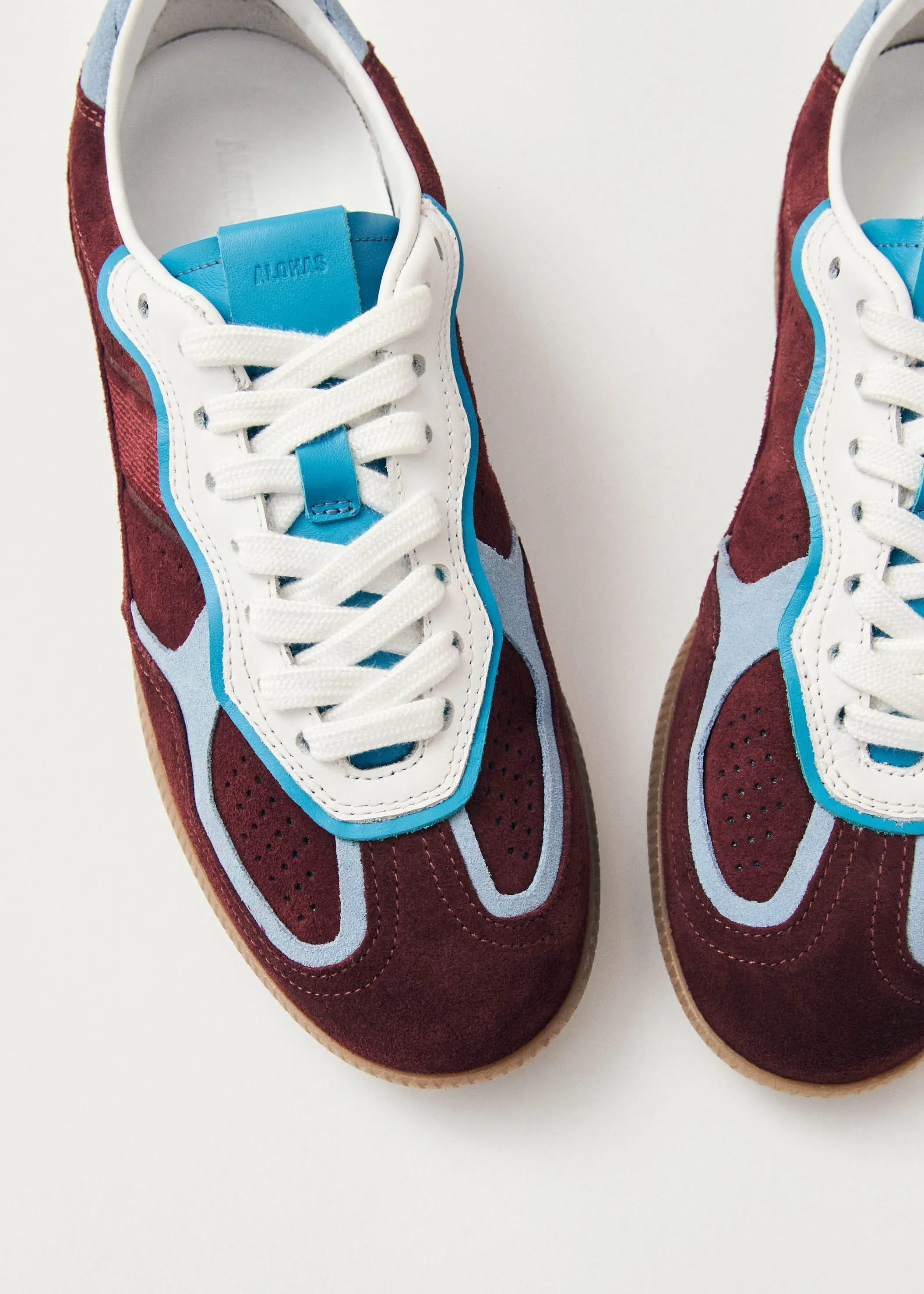 Tb.490 Rife Burgundy Leather Sneakers