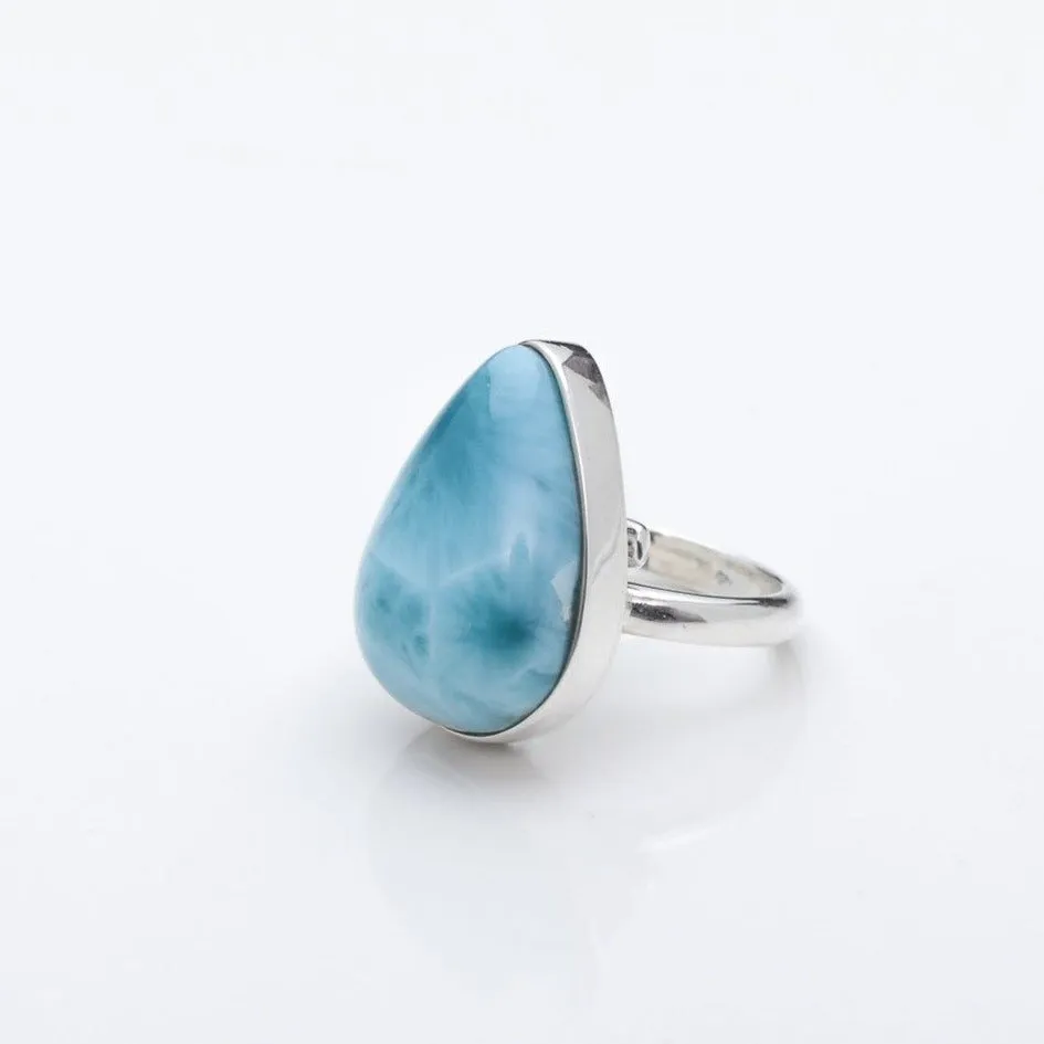 Teardrop Larimar Ring Avani