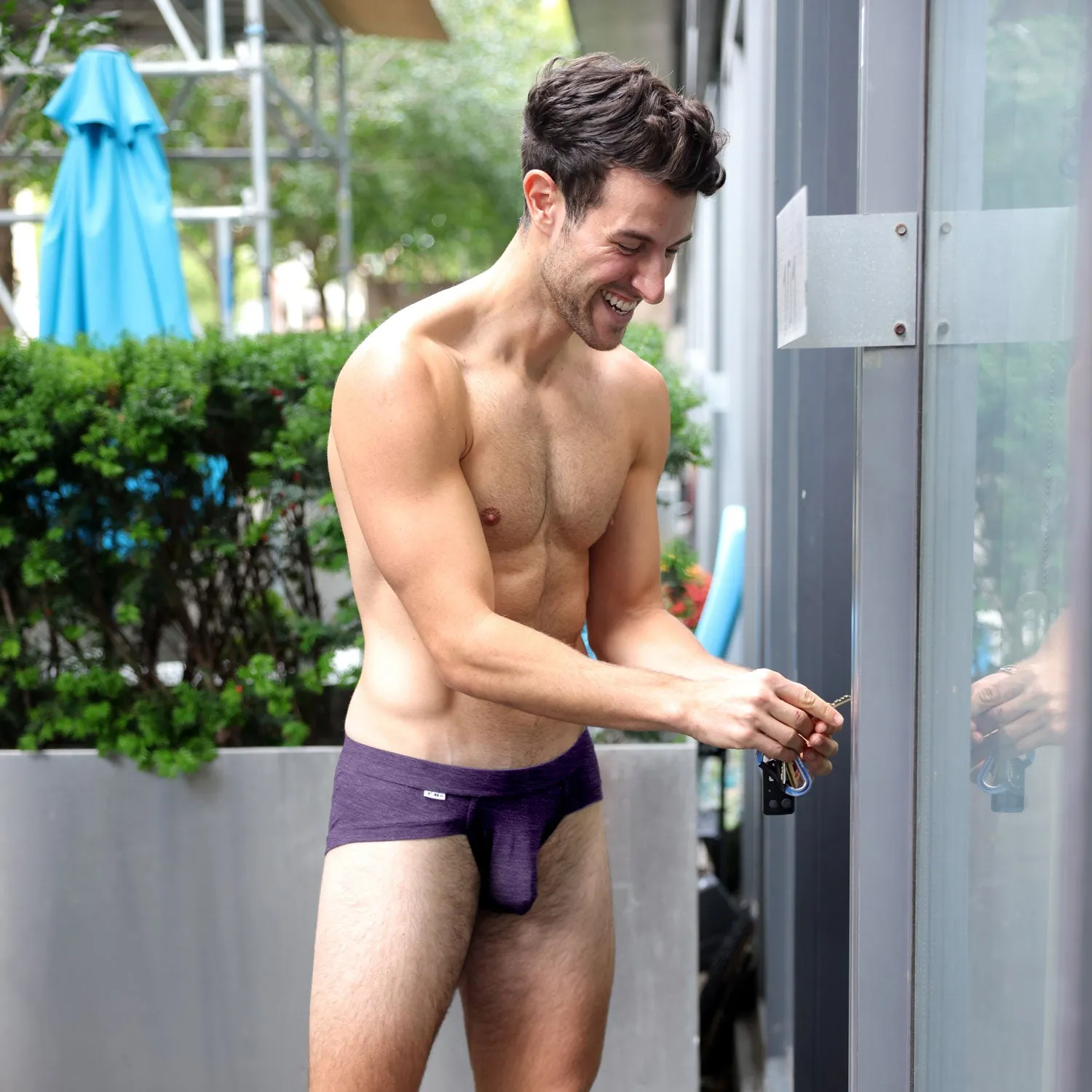 The Acai Purple Heather Brief