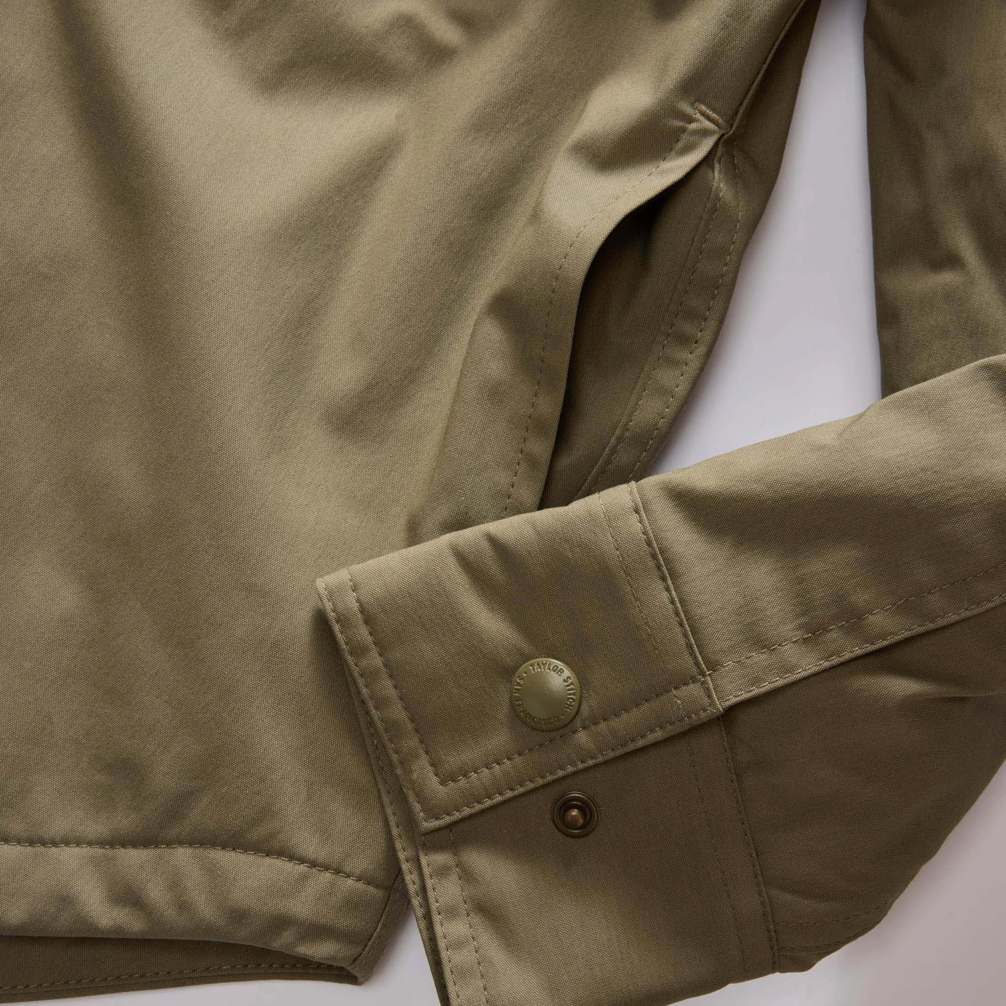 The Lined Maritime Shirt Jacket in Olive