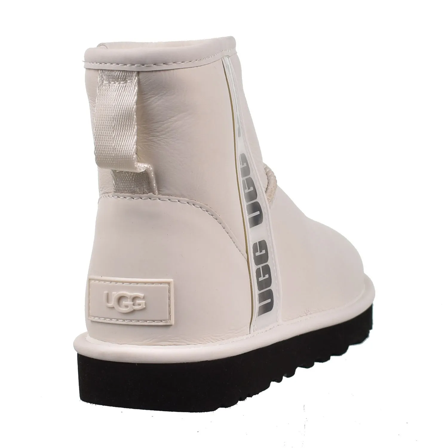 UGG Classic Mini Side Logo Women's Boots Ultra Matte White