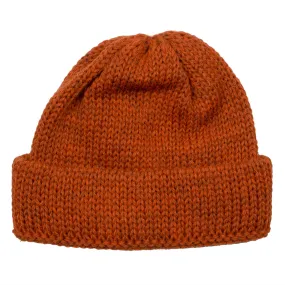 Universal Works - Short Watch Cap Kilcarra Wool - Rust