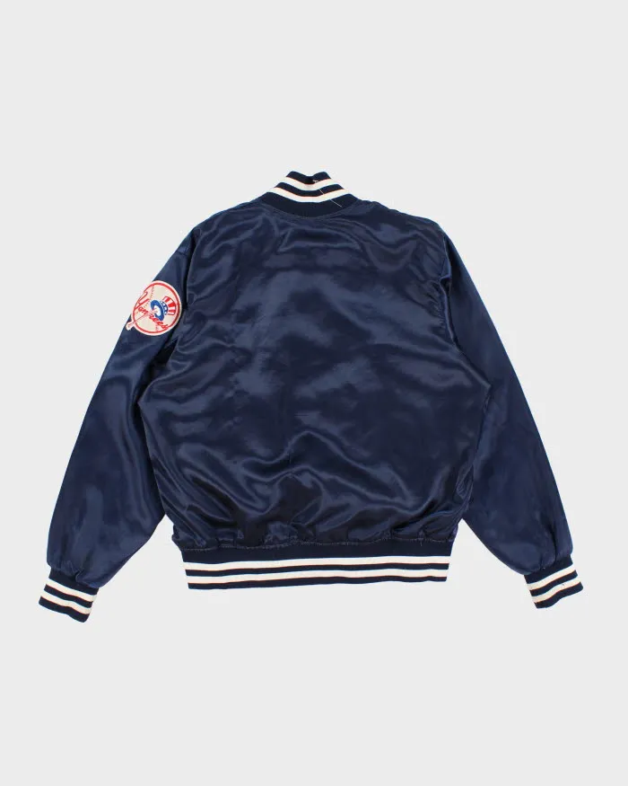 Vintage 80s Felco MLB x New York Yankees Satin Bomber Jacket - XL