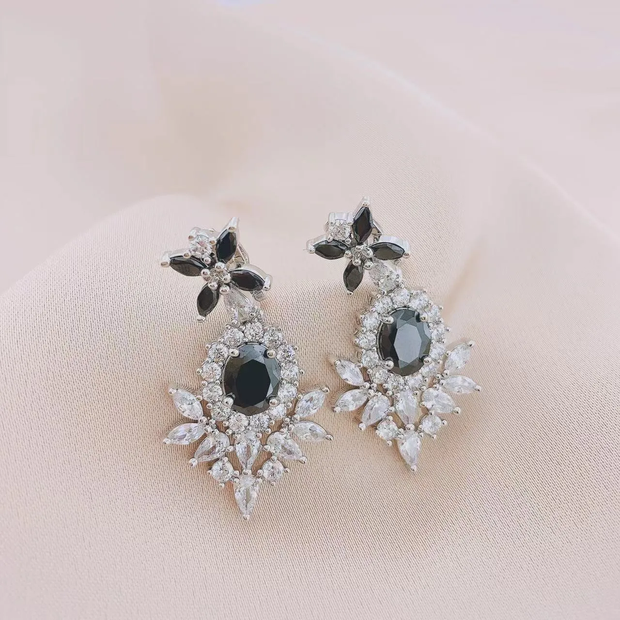 Women's Fashion CZ Bridal Wedding Earring