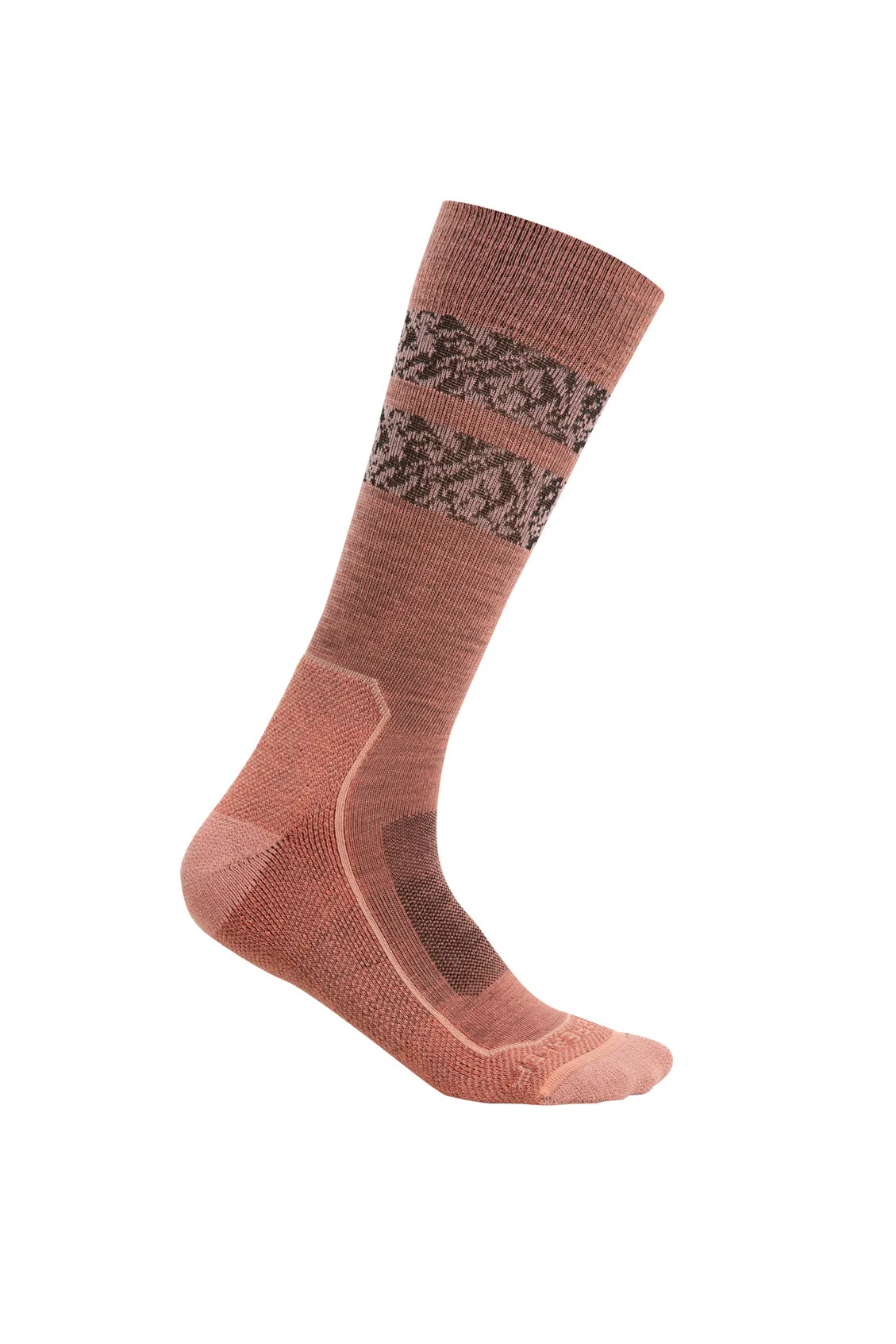 Womens Merino Hike  Light Crew Natural Summit Socks