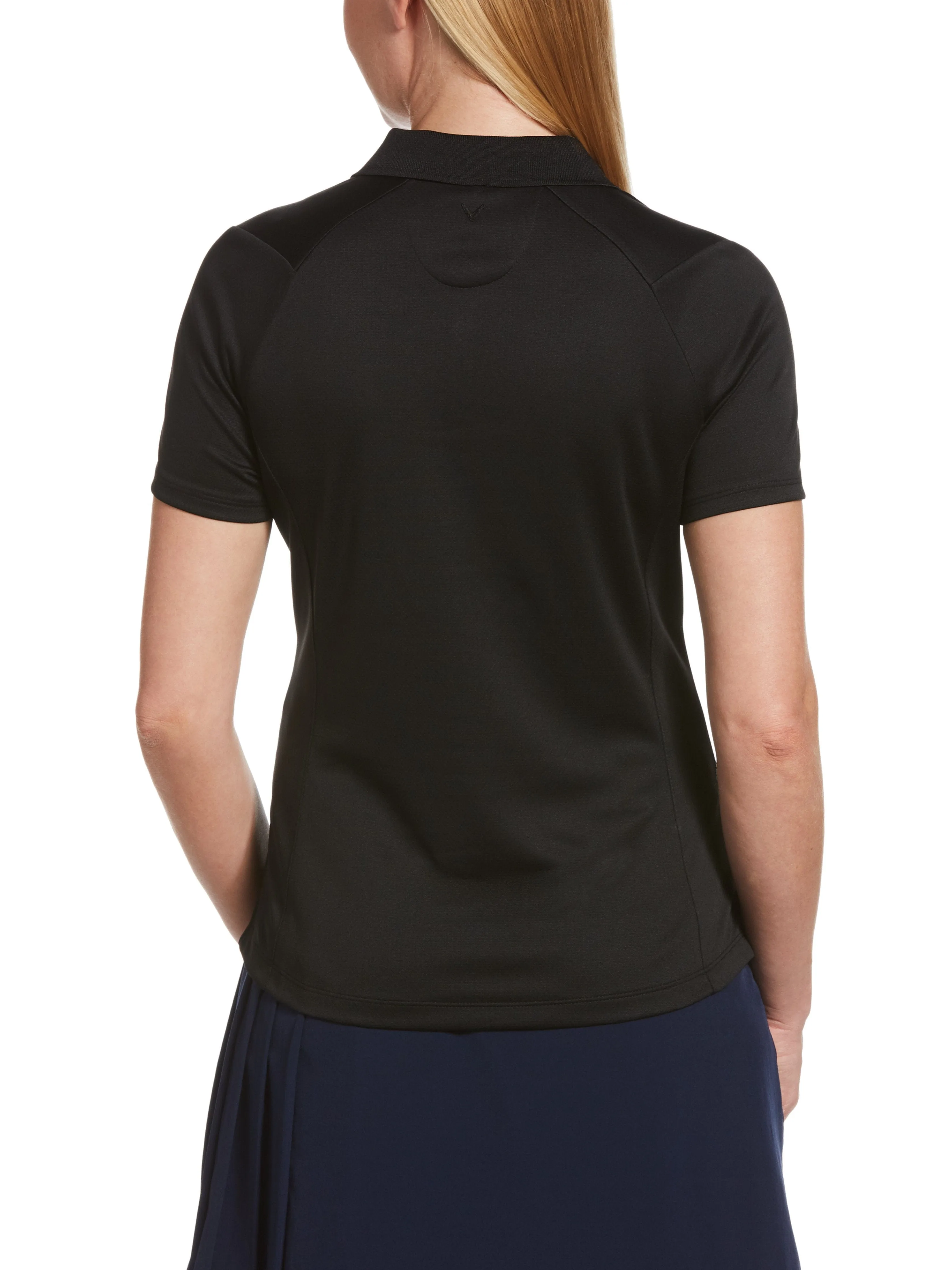 Womens Solid Swing Tech Polo