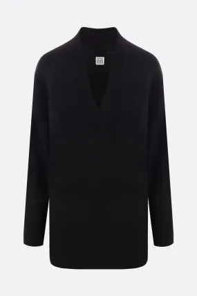 wool and cashmere oversized pullover